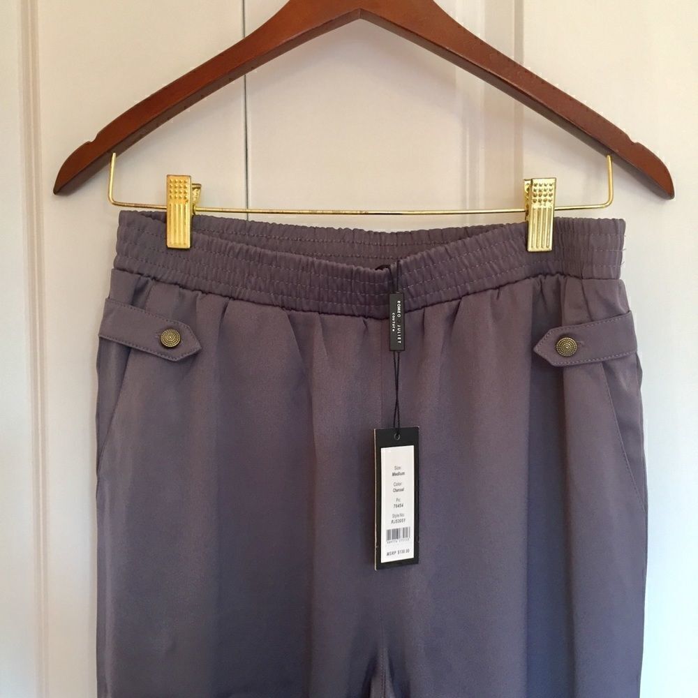 Romeo & Juliet Couture charcoal Grey pants new - Picture 3 of 5